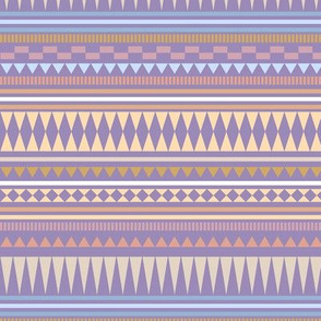 Aztec Stripe Purple