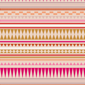Aztec Stripe Peach