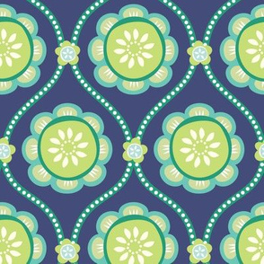 Citrus  Flower BLUE