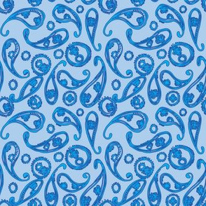 Blue Paisley pattern