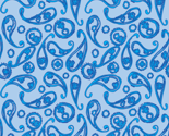 Blue Paisley pattern