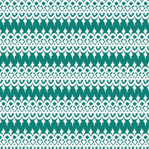 paloma - teal and white