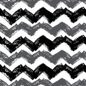 Black and White Chevron stamp Pattern