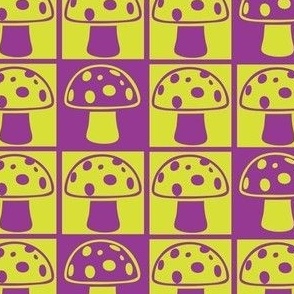 Purple mushroom