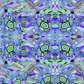 Cane Fabric-blue