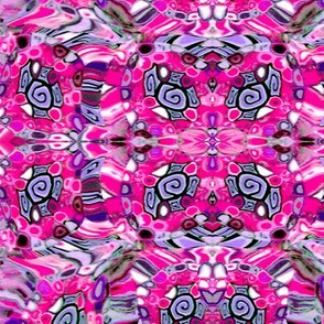 Cane Fabric-fuschia