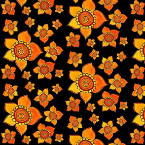 Watercolor Sunflowers