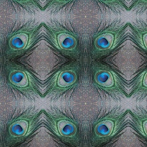 Sparkly Black Peacock