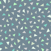 Triangle Confetti Grey