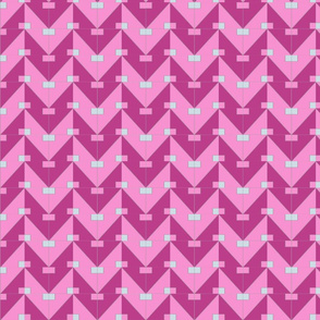 pythagorean chevron pink