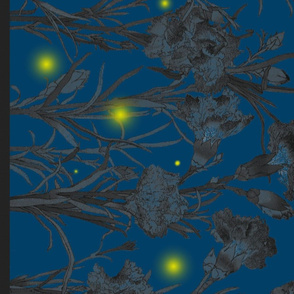 Firefly Botanical Border Print