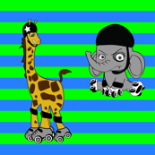 Roller Derby Animals
