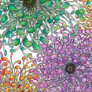 Doodle flowers 