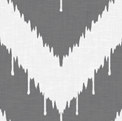 Charcoal Beaded Ikat
