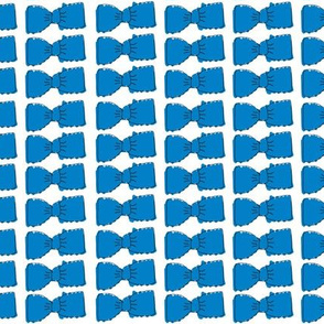 Blue bow ...