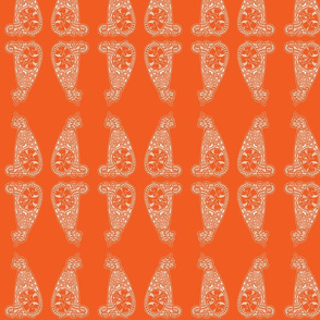 CatsMeow - med - bright orange reverse