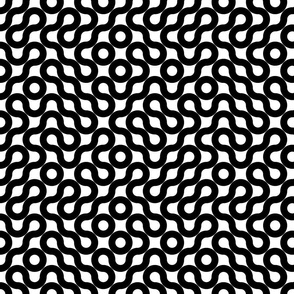 Infinity Snake - Black and White
