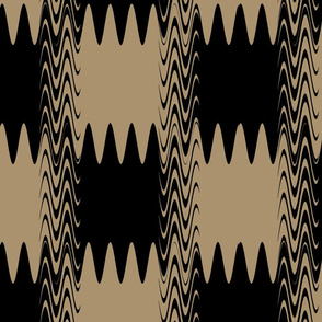 Wonky Checks - Brown