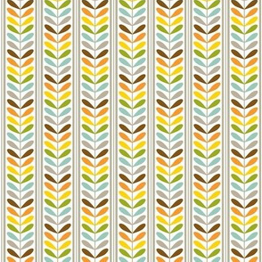 Small Colorful Striped Leaves