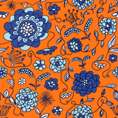 Crown Flowers Orange