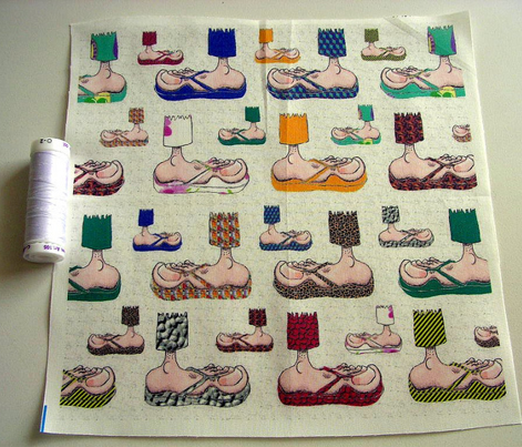 Feet with their BFF's ~ Flip-Flops! (white)