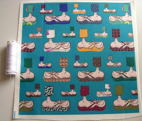 Feet with their BFF's ~ Flip-Flops! (blue)