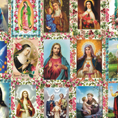 Catholic Saints and Images Collage