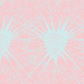 Blue and Pink Ink