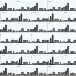 Graph of Boston Skyline - Geek Chic