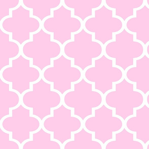 Pink Quatrefoil