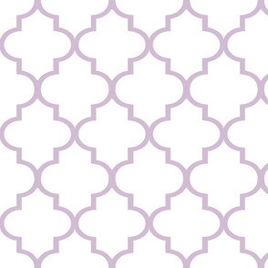 Lavender and White