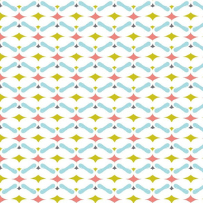 mustache diamond pattern