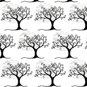 Tree and moon orchard