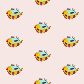 Little fish in pink