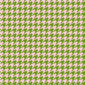 The Houndstooth Check ~ Leaf & Pink