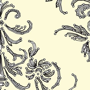 Circuit Board Damask