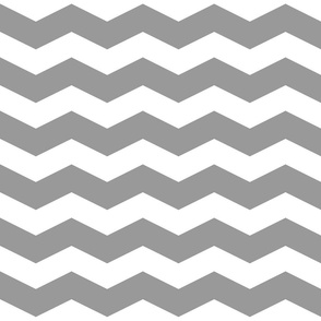Modern Cottage ~ Chevrons ~ Grey & White