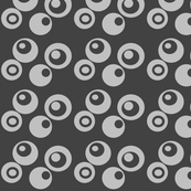 Orbs in gray