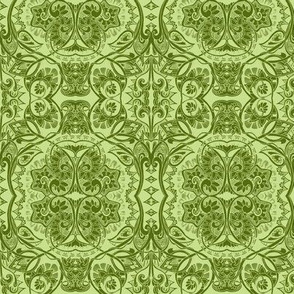 The Pocket Full of Posies (misty fern greens)