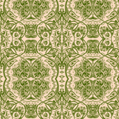 The Pocket Full of Posies Damask (green)