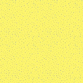 Scatter Hearts - Yellow