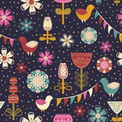birds & flowers