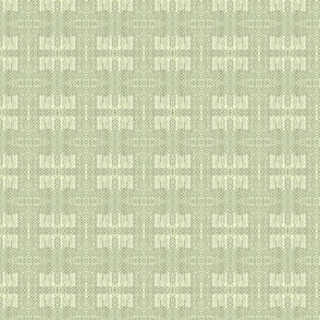 crosshatch - green mint, grey coordinate