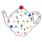 Floral Teapot