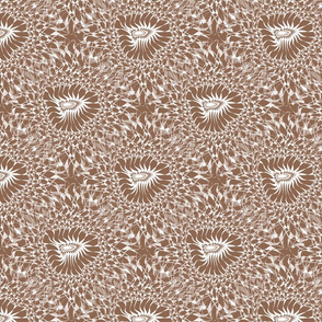 Fractal Flower - Tan