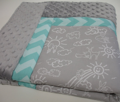 You Are My Sunshine Woodland Animals-in Grey and White