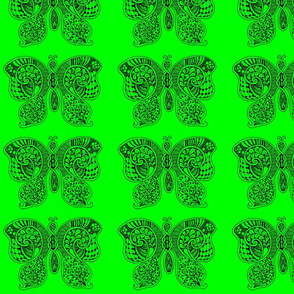 ButterflyFlutterby - Lg - true green 