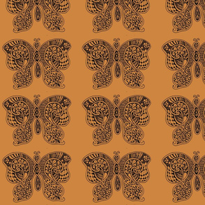 ButterflyFlutterby - Lg -  peru brown