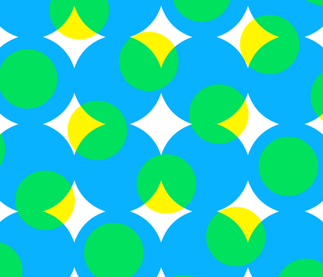 enormous halftone dots in earth-day