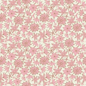 Spring flowers in pink